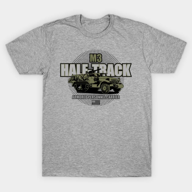 WW2 M3 Half-track T-Shirt by TCP